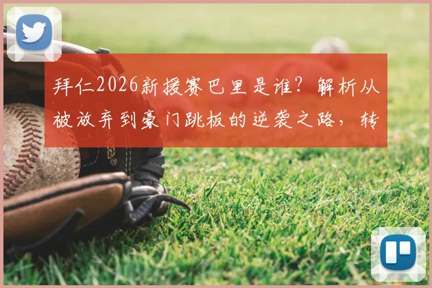 拜仁2026新援赛巴里是谁?解析从被放弃到豪门跳板的逆袭之路,转会费与球衣号码前瞻